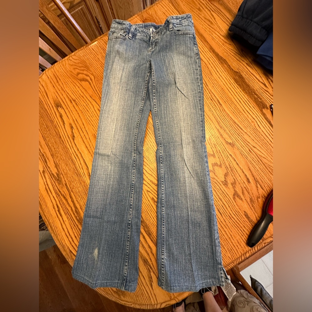 Low Rise Boot Leg Jeans